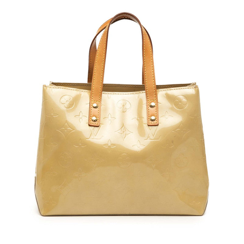 ルイ ヴィトン モノグラム ヴェルニ リードPM ハンドバッグ M91144 ベージュ系 パテントレザー レディース LOUIS VUITTON 【中古】