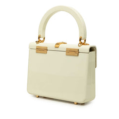 グッチ シルヴィ1969 ハンドバッグ チェーン ショルダーバッグ 2WAY 589482 ホワイト アクリル レディース GUCCI 中古
