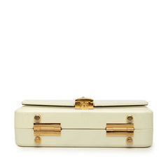 グッチ シルヴィ1969 ハンドバッグ チェーン ショルダーバッグ 2WAY 589482 ホワイト アクリル レディース GUCCI 中古