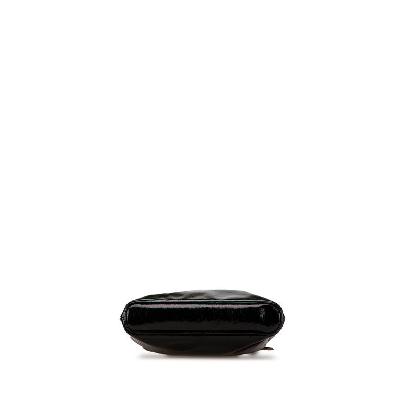 ジバンシー パイソン型押し ワンショルダーバッグ ブラック エナメル レディース Givenchy 【中古】