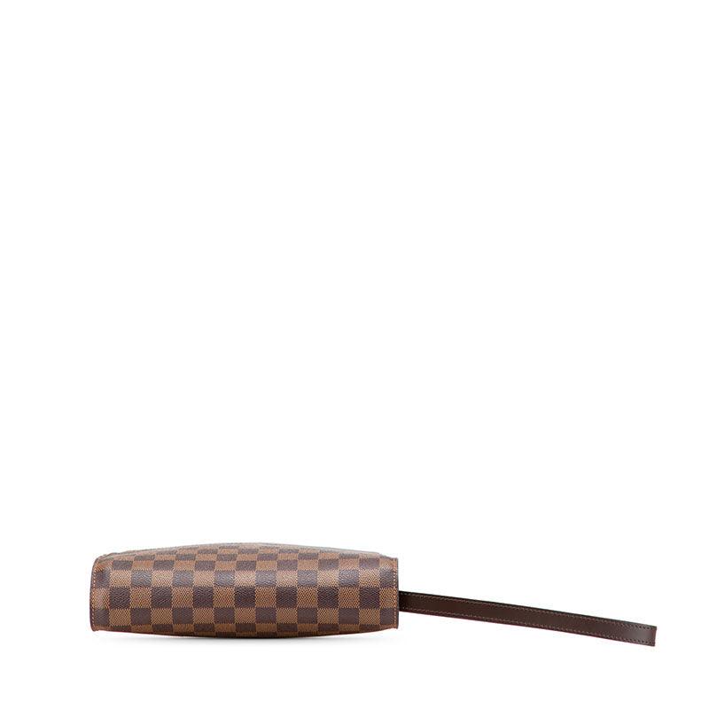 ルイ ヴィトン ダミエ サンルイ セカンドバッグ N51993 ブラウン PVC レザー メンズ LOUIS VUITTON 【中古】