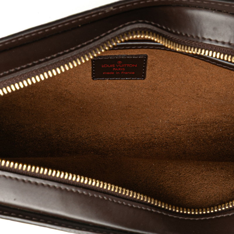 ルイ ヴィトン ダミエ サンルイ セカンドバッグ N51993 ブラウン PVC レザー メンズ LOUIS VUITTON 【中古】