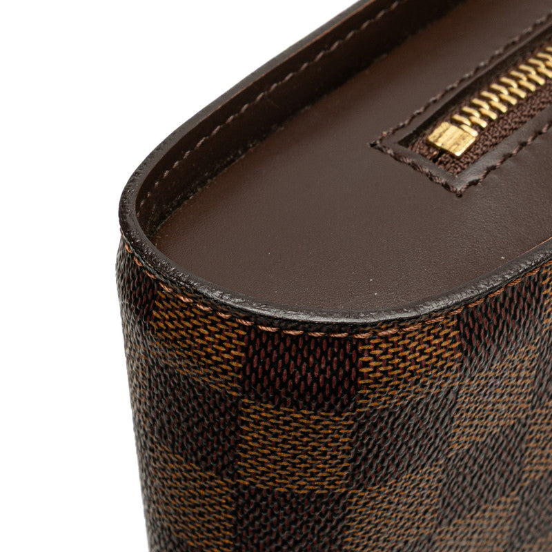 ルイ ヴィトン ダミエ サンルイ セカンドバッグ N51993 ブラウン PVC レザー メンズ LOUIS VUITTON 【中古】