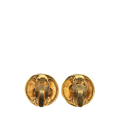 シャネル ヴィンテージ ココマーク ラウンド イヤリング ゴールド メッキ レディース CHANEL 【中古】