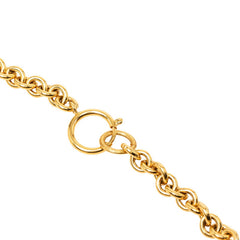 シャネル ココマーク ヴィンテージ ロングネックレス 94P ゴールド メッキ レディース CHANEL 中古