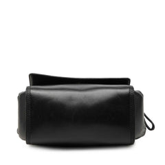 ロエベ アナグラム 斜め掛け ショルダーバッグ ブラック レザー レディース LOEWE 中古