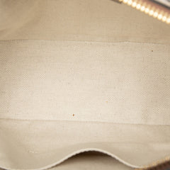 グッチ GGスプリーム ホースビット 1955 ハンドバッグ ショルダーバッグ 2WAY 621220 ベージュ ブラウン PVC レザー レディース GUCCI 【中古】