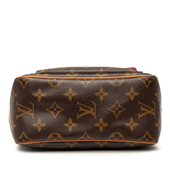 ルイ ヴィトン モノグラム ヴィバシテPM 斜め掛け ショルダーバッグ M51165 ブラウン PVC レザー レディース LOUIS VUITTON 【中古】