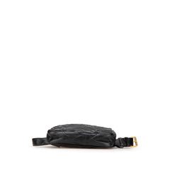 グッチ GGマーモント ウエストバッグ 523380 ブラック レザー レディース GUCCI 【中古】