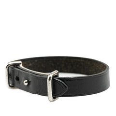 エルメス アピ2 ブレスレット ブラック メタル レザー レディース HERMES 【中古】