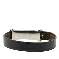 エルメス アピ2 ブレスレット ブラック メタル レザー レディース HERMES 【中古】