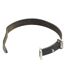 エルメス アピ2 ブレスレット ブラック メタル レザー レディース HERMES 【中古】