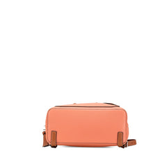 ロエベ アナグラム ゴヤ スモール リュック バックパック ピンク カーフレザー レディース LOEWE 【中古】