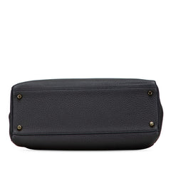 エルメス ケリー35 ハンドバッグ ショルダーバッグ 2WAY ブラック トゴ レディース HERMES 【中古】