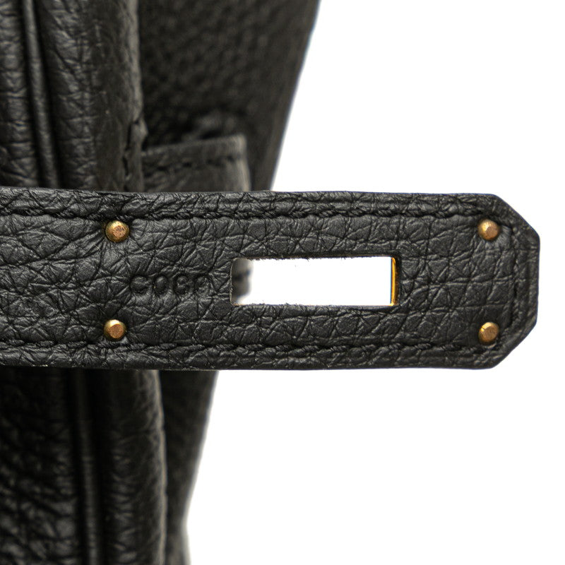 エルメス ケリー35 ハンドバッグ ショルダーバッグ 2WAY ブラック トゴ レディース HERMES 【中古】