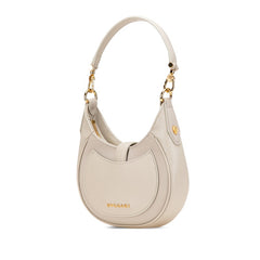 ブルガリ セルペンティ エリプス ハンドバッグ ショルダーバッグ 2WAY グレージュ レザー レディース BVLGARI 【中古】