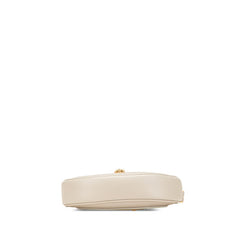 ブルガリ セルペンティ エリプス ハンドバッグ ショルダーバッグ 2WAY グレージュ レザー レディース BVLGARI 【中古】
