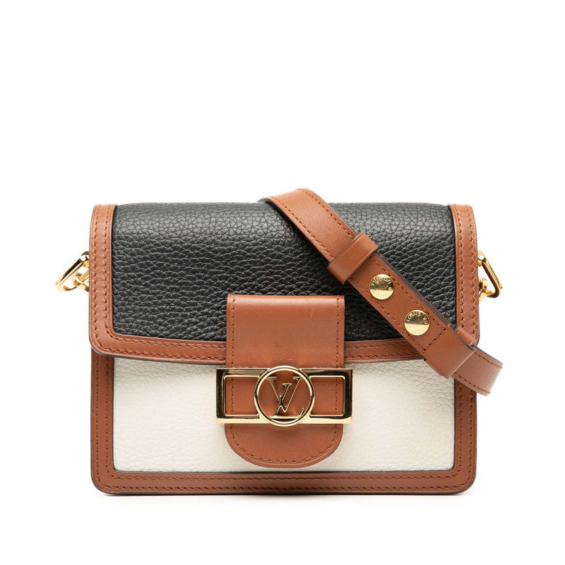 ルイ ヴィトン ドーフィーヌ MINI ショルダーバッグ M55073 ブラウン マルチカラー レザー レディース LOUIS VUITTON 【中古】
