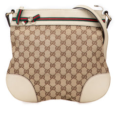 グッチ GGキャンバス メイフェア ショルダーバッグ 257065 ベージュ キャンバス レザー レディース GUCCI 中古