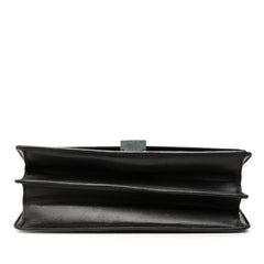 セリーヌ チェーン ショルダーバッグ ブラック レザー レディース CELINE 中古