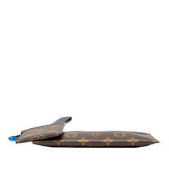 ルイ ヴィトン モノグラム パシフィック リボンポーチ クラッチバッグ M63045 ブラウン PVC レザー レディース LOUIS VUITTON 【中古】