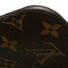 ルイ ヴィトン モノグラム ネヴァーフルMM付属 ポーチ ブラウン PVC レザー レディース LOUIS VUITTON 【中古】