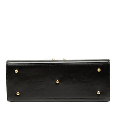 グッチ ハンドバッグ ブラック レザー レディース GUCCI 【中古】