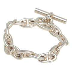 エルメス シェーヌダンクルGM 15コマ ブレスレット SV925 シルバー メンズ HERMES 【中古】