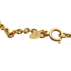 シャネル ココマーク マトラッセ ネックレス ゴールド メッキ レディース CHANEL 【中古】