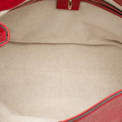 グッチ ソーホー チェーン ショルダーバッグ 536196 レッド レザー レディース GUCCI 【中古】