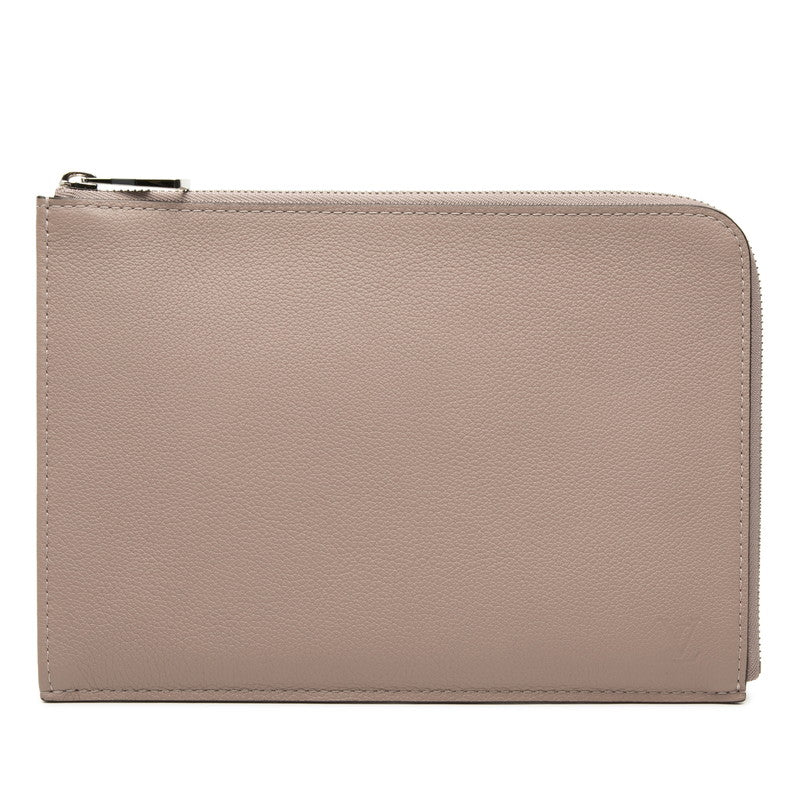 ルイ ヴィトン ポシェット ジュールPM クラッチバッグ セカンドバッグ R99760 トープ ベージュ レザー レディース LOUIS VUITTON 中古