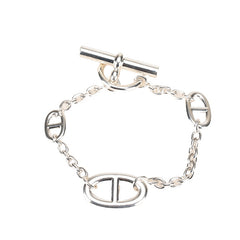 エルメス シェーヌダンクル ファランドール ST ブレスレット SV925 シルバー メンズ HERMES 【中古】