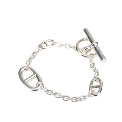 エルメス シェーヌダンクル ファランドール ST ブレスレット SV925 シルバー メンズ HERMES 【中古】