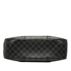 ルイ ヴィトン ダミエ グラフィット タダオPM トートバッグ ショルダーバッグ 2WAY N41259 ブラック PVC レザー メンズ LOUIS VUITTON 【中古】
