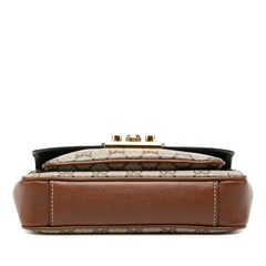 グッチ GGスプリーム ハンドバッグ ショルダーバッグ 2WAY 658487 ブラック ブラウン ベージュ PVC レザー レディース GUCCI 中古