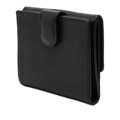 シャネル ココマーク 二つ折り財布 ブラック キャビアスキン レディース CHANEL 【中古】