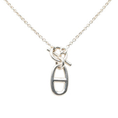 エルメス シェーヌダンクル アミュレット チェーン ペンダント ネックレス SV925 シルバー レディース HERMES 中古