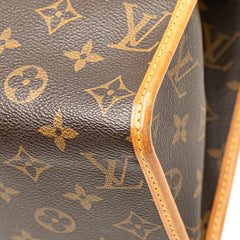 ルイ ヴィトン モノグラム ポパンクール オ ハンドバッグ M40007 ブラウン PVC レザー レディース LOUIS VUITTON 【中古】