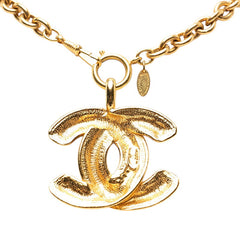 シャネル ココマーク チェーン ペンダント ネックレス ゴールド メッキ レディース CHANEL 【中古】