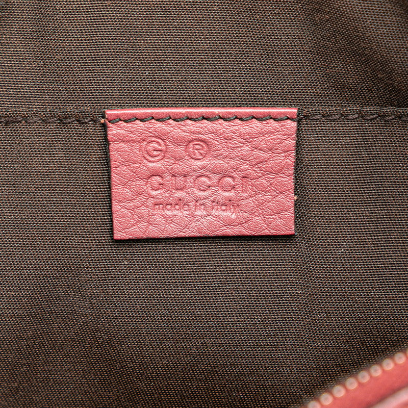 グッチ シェリーライン ハンドバッグ ショルダーバッグ 2WAY 341504 レッド レザー レディース GUCCI 【中古】