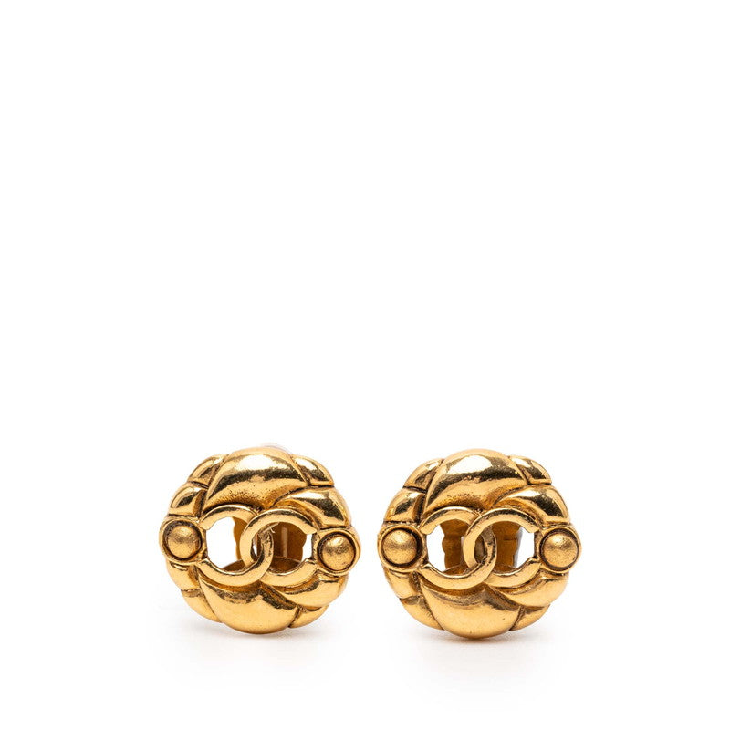シャネル ヴィンテージ ココマーク イヤリング ゴールド メッキ レディース CHANEL 【中古】
