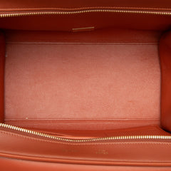 セリーヌ トラペーズ ミディアム ハンドバッグ ショルダーバッグ 2WAY 169543 ブラック ブラウン レザー レディース CELINE 【中古】