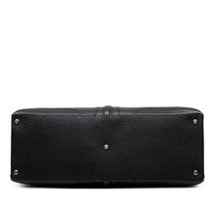 グッチ トートバッグ ハンドバッグ 130994 ブラック レザー メンズ GUCCI 【中古】