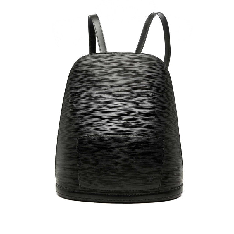 ルイ ヴィトン エピ ゴブラン リュック バックパック M52292 ノワール ブラック レザー レディース LOUIS VUITTON 【中古】
