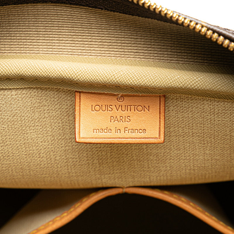 ルイ ヴィトン モノグラム ドーヴィル ハンドバッグ M47270 ブラウン PVC レザー レディース LOUIS VUITTON 【中古】