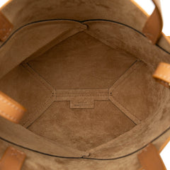 ロエベ パズルフォルド ミニ トートバッグ ショルダーバッグ 2WAY ブラック ベージュ レザー レディース LOEWE 【中古】