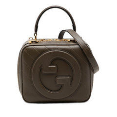 グッチ ブロンディ ハンドバッグ ショルダーバッグ 2WAY 744434 ブラウン レザー レディース GUCCI 【中古】