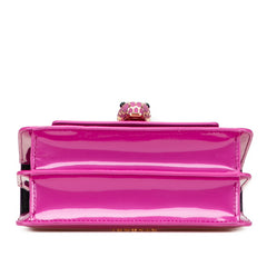 ブルガリ セルペンティ フォーエバー チェーン ショルダーバッグ ピンク エナメル レディース BVLGARI 【中古】
