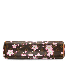 ルイ ヴィトン モノグラム チェリーブロッサム サック レトロ PM ハンドバッグ M92012 ブラウン マルチカラー PVC レザー レディース LOUIS VUITTON 【中古】