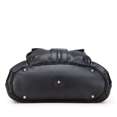 グッチ インターロッキングG ハンドバッグ 232935 ブラック レザー レディース GUCCI 【中古】